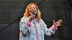 Lenka Filipová vystoupila na Malé Skále. (1. ervna 2024)