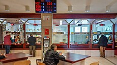 Pobo�ka �eské po�ty na �eskobud�jovickém sídli�ti Máj.
