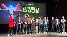 Regionální p�edpremiéru podpo�ila delegace herc� a tv�rc� filmu, p�ítomné...