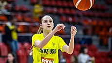 Karolína Petlanová z USK Praha se chystá na euroligové semifinále.