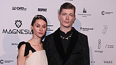 Andrea Uhlík Berecková a Petr Uhlík na udílení cen eský lev (8. bezna 2025)