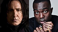 Alan Rickman a Paapa Essied