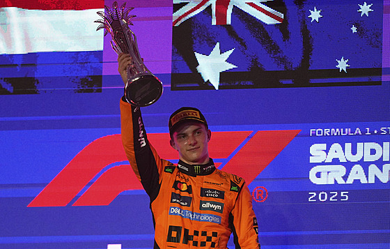 Oscar Piastri, vít�z Velké ceny Saúdské Arábie