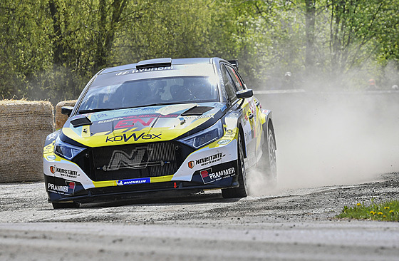 Simon Wagner na trati Rallye umava Klatovy.