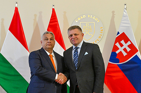 Ma�arský premiér Viktor Orbán nav�tívil Bratislavu, kde se se�el se slovenským...