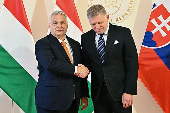Ma�arský premiér Viktor Orbán nav�tívil Bratislavu, kde se se�el se slovenským...