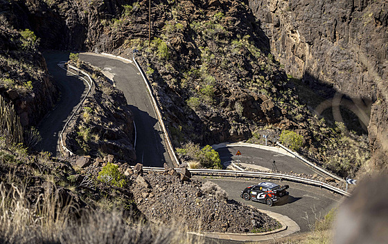 Kalle Rovanperä b�hem Rallye Kanárské ostrovy