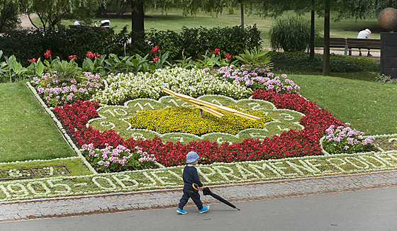 Výhled z Kavárny Hodiny v Pod�bradech