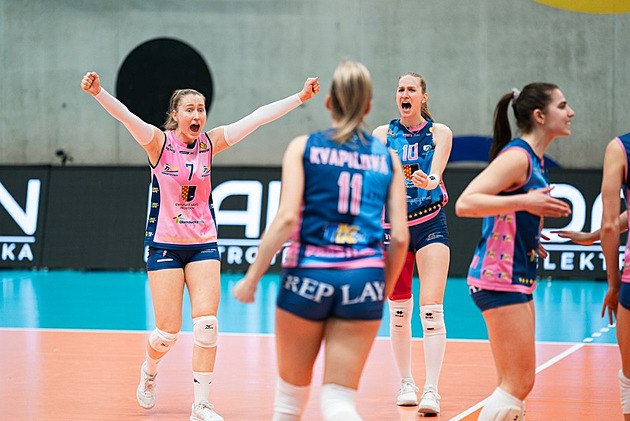 Pětisetová finálová bitva pro prostějovské volejbalistky. Přiblížily se titulu