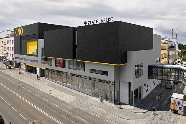 Obchodní centrum Zlaté jablko na námstí Míru ve Zlín se pustilo do...