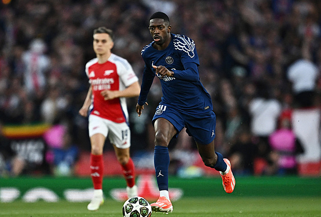Arsenal - PSG 0:1, úvodní semifinále Ligy mistrů pro hosty, trefil se Dembélé