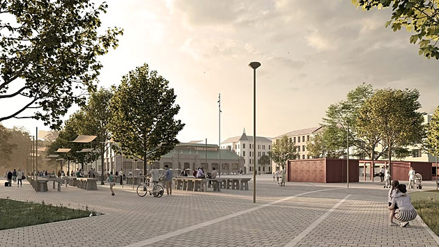 Vizualizace plánované budoucí podoby olomoucké tr�nice