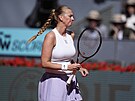 Petra Kvitová na turnaji v Madridu.