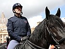 Policie ve Vatikánu je v plné pohotovosti.