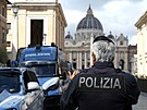 Policie ve Vatikánu je v plné pohotovosti.