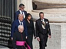 Americký prezident Donald Trump a první dáma Melania Trumpová p�icházejí na...