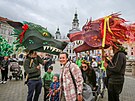 V Budjovicch se konalo Svatojisk vnen drak.