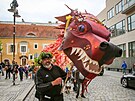 V Budjovicch se konalo Svatojisk vnen drak.