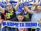 Brnnt fanouci se pi poslednm zpase finle extraligy seli na Zelnm...
