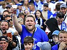 Brnnt fanouci se pi poslednm zpase finle extraligy seli na Zelnm...