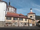 Arel baziliky Panny Marie Sedmibolestn ve tvrti Bohosudov v Krupce na...
