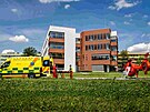 Po dobu rekonstrukce hlavnho heliportu vyuvala Fakultn nemocnice Ostrava...