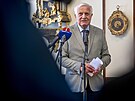 Václav Klaus na ktu své knihy Od Benee po Ukrajinu: 80 let od konce 2....