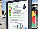 Dvoumetrov� boxy s odpadem, dopln�n� infopanely o kampani, budou v centru a� do...