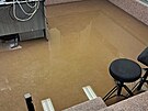 Zaplaven uebny ZU Stezina v Hradci Krlov (22.4.2025).