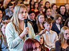 Gymnazist ve Dvoe Krlov debatovali s prezidentem Petrem Pavlem. (24. dubna...