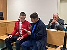 Osmnctilet Thomas Dumler u Okresnho soudu Plze-sever. (25. dubna 2025)