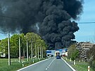 Poár lakovny v Chodové Plané na Tachovsku má jednu ob. (28. dubna 2025)