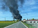 Poár lakovny v Chodové Plané na Tachovsku má jednu ob. (28. dubna 2025)