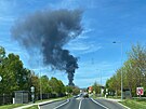 Poár lakovny v Chodové Plané na Tachovsku má jednu ob. (28. dubna 2025)