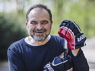 Leo Zajíc, bývalý hokejista Zetoru Brno i trenér Znojma. (duben 2025)