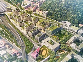 Vít�zný návrh podoby nového sídla nejv�t�ího v �esku p�sobícího bankovního domu...