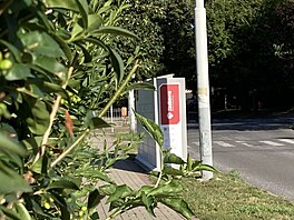 Výdejní box v pra�ských Let�anech. �Nelíbí se mi nevhodné misto pro umíst�ní...