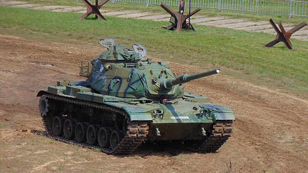 Tank M60 Patton ze sbrky Vojenskho historickho stavu
