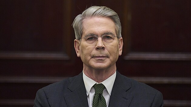 Americk� ministr financ� Scott Bessent (23. dubna 2025)