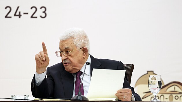 ��f palestinsk� autonomie Mahm�d Abb�s (23. dubna 2025)