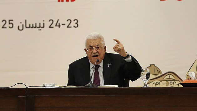 ��f palestinsk� autonomie Mahm�d Abb�s (23. dubna 2025)