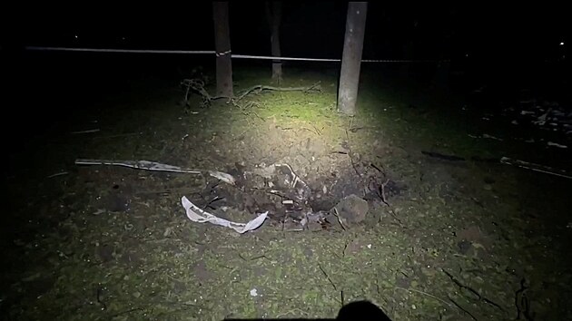 Rusko v noci provedlo dronový útok na Oděsu. (22. dubna 2025)