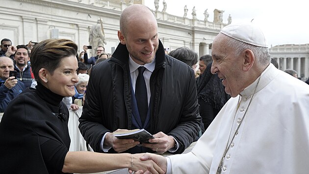 Farářka Martina Viktorie Kopecká se setkala s papežem Františkem několikrát....