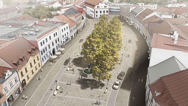 Rekonstrukce centra vychz z vtznho nvrhu v architektonick souti konan v roce 2016.