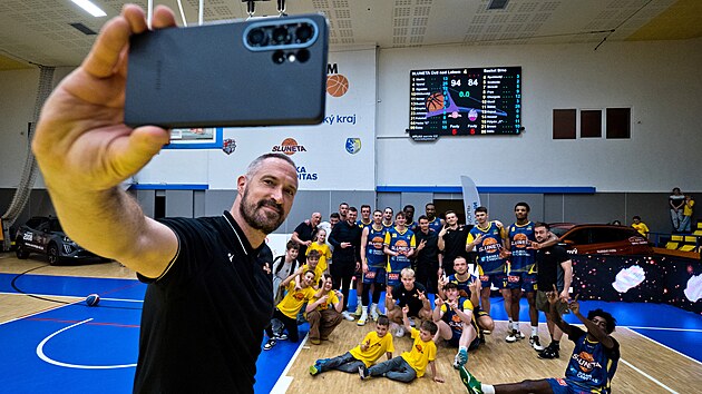 Ústí nad Labem, 20. 4. 2025. Basketbalová liga NBL, Sluneta Ústí nad Labem -...