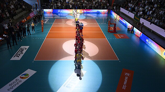 LVI Praha voleybol unvanı için bir şansa sahip, Karlovarsko açıkça kaybetti