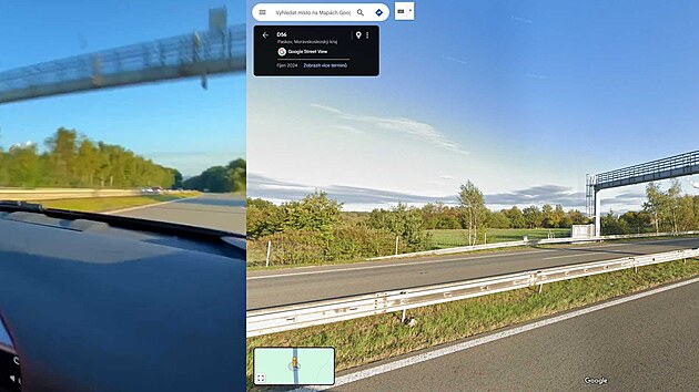 Místo, kde měl jet Turek přes 300 km/h. Tehdy rovněž tvrdil, že je to v Německu.