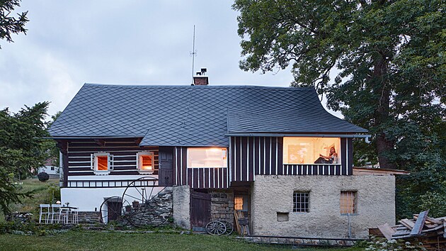 Vhodnou chalupu hledala architektka pes pl roku. 