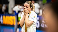 Gabriela And�lová slaví titul s USK Praha.