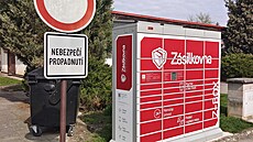 Výdejní box v Mnichov Hraditi. (14. dubna 2025)